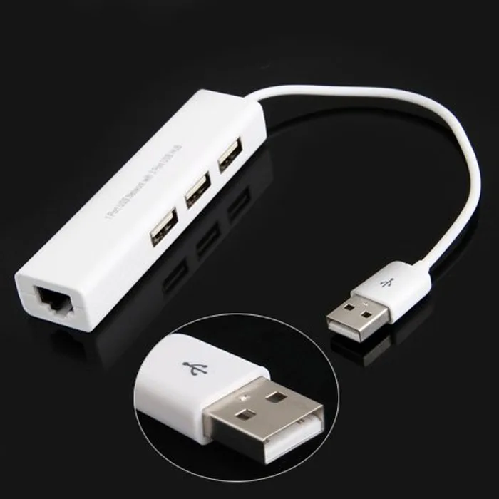 USB-концентратор 2020 с USB C на Ethernet-адаптер Type 2 0 концентратор 3 портами сетевая карта