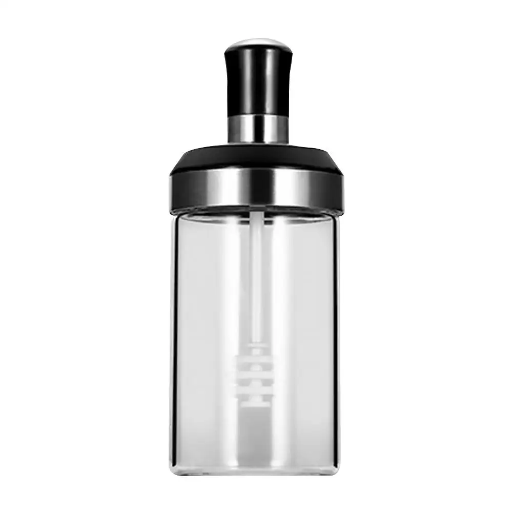 Стеклянная банка для специй бытовой контейнер приправы кухонный шейкер соли