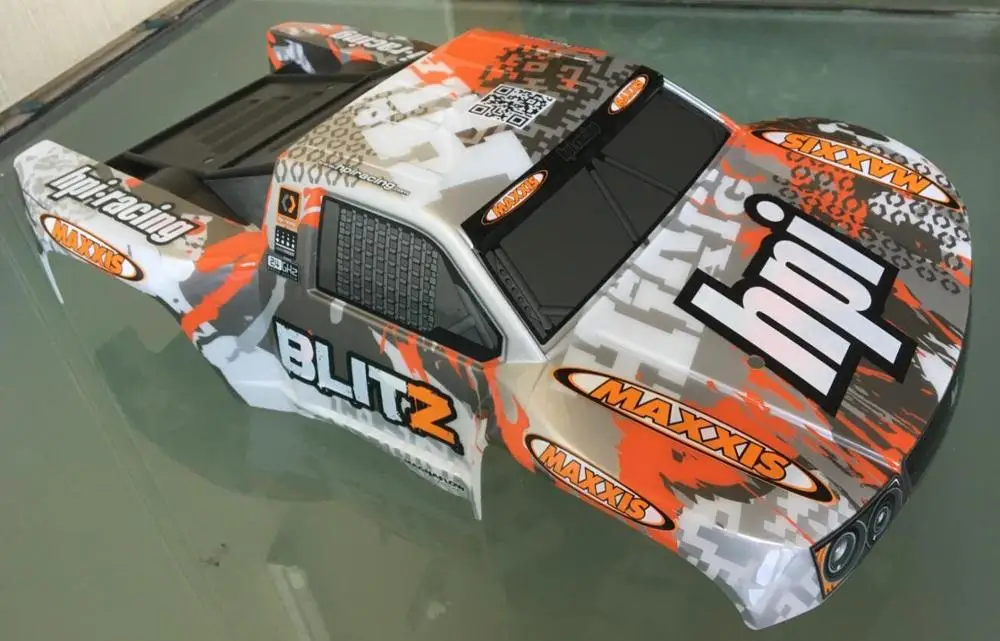 HPI blitz Flux 1/10 внедорожник короткого хода кузов автомобиля для HB10SC 727 vcar A10|Детали и