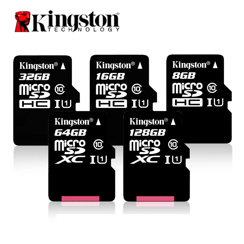 Новое поступление kingston Micro sd карта класс 10 16 ГБ 32 ГБ MicroSD 64 Гб 128 ГБ Оригинальная карта памяти 8 Гб класс 4 microsdHC