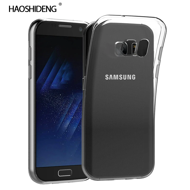 Чехол для samsung Galaxy S7 TPU Силиконовый прочный прозрачный мягкий чехол G930F защитная