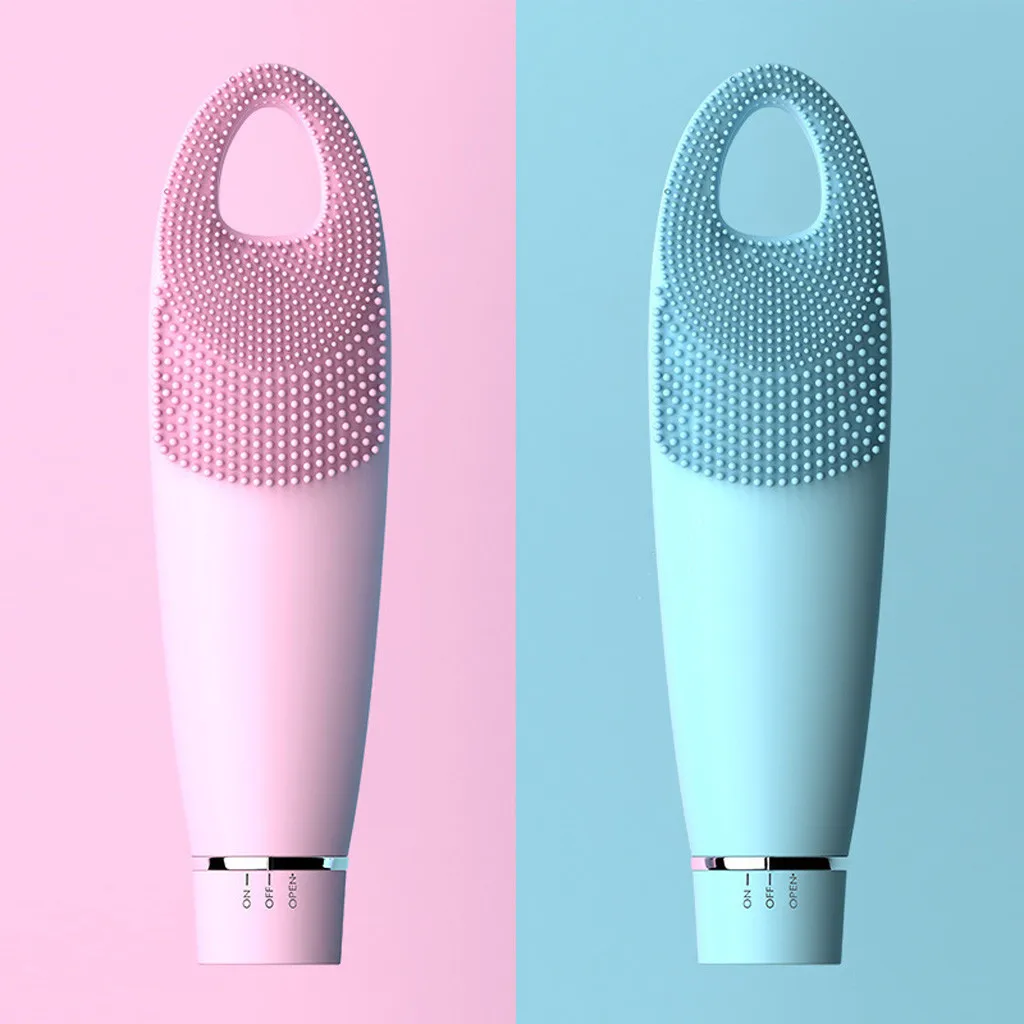 Силиконовая щетка для чистки лица Уход за кожей очищающее устройство мытья