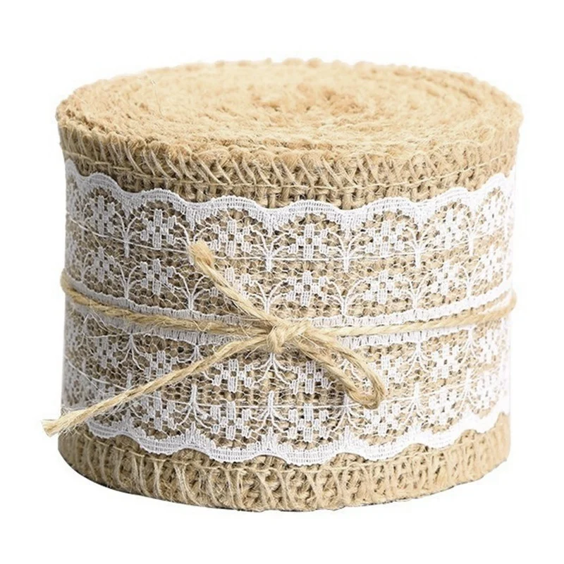 

Natural Burlap Fabric Jute Rustic Wedding decoration Roll