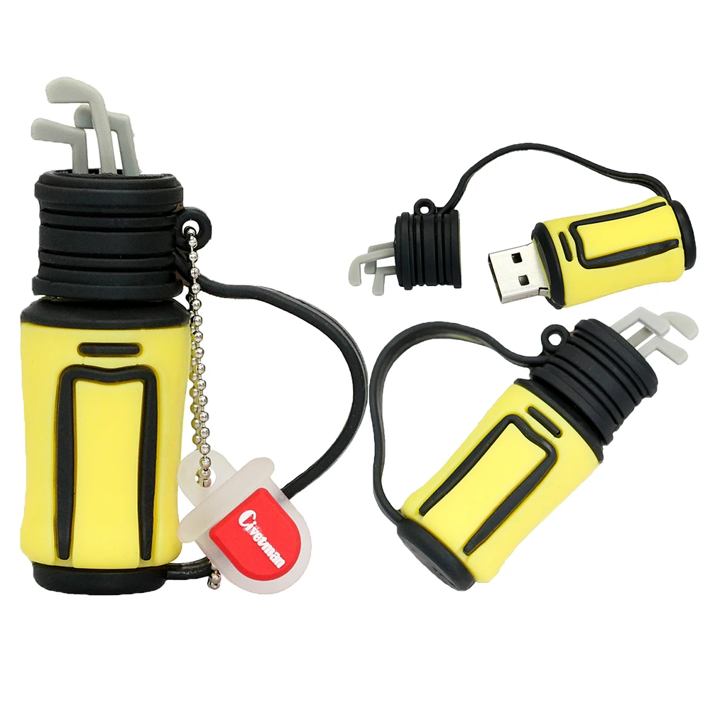 Флешка для гольфа в форме сумки USB флеш накопитель 16 ГБ 32 64 128 256 2.0 Флеш Внешний