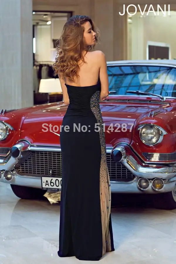 2014 Sweetheart Long Sheath Chiffon Prom Dress With Beading Elegant Evening Gowns Vestidos De Festa Vestido Longo | Свадьбы и