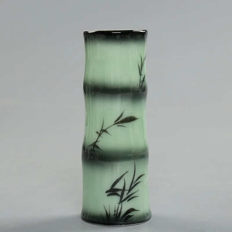 Ручная роспись керамическая ваза для украшения дома гостиная дисплей простой
