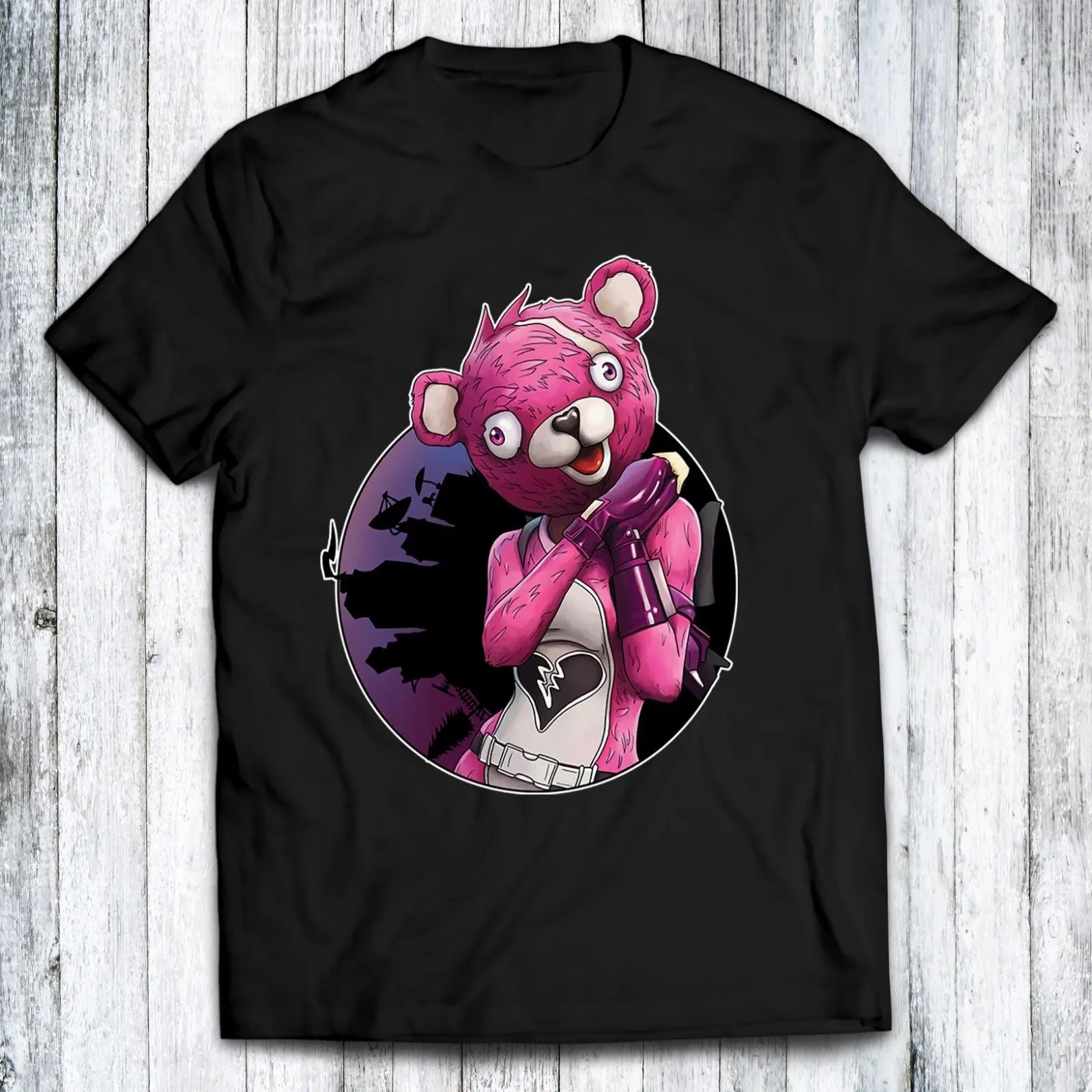 Футболка Cuddle Team Leader черно белая забавная игровая крутая Повседневная футболка