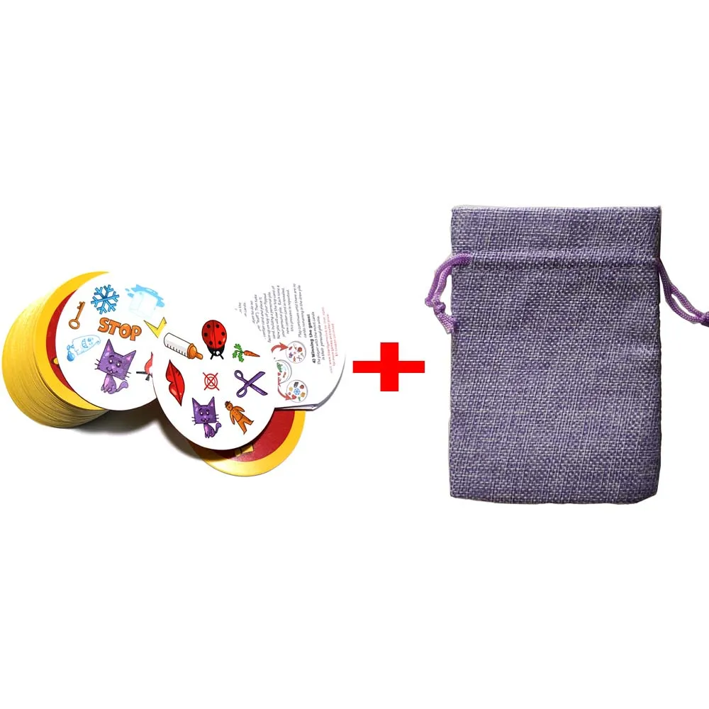 mini spot with bag 70 мм настольные игры мини-стиль для детей, как это, Классические образовательные карточные игры, английская версия, домашние Вечерние игры - Цвет: mini spot with bag