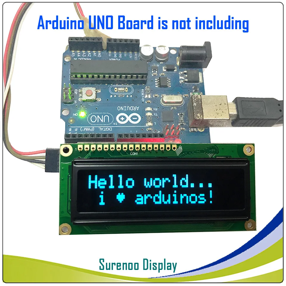 Реальный oled-дисплей, IIC/igc/TWI 1602 162 16*2 серийный персонаж ЖК-модуль дисплей экран LCM