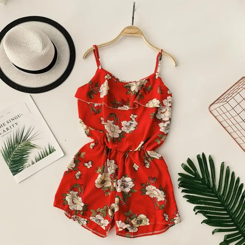 2019 новые модные женские комбинезоны пляжные тонкие на бретелях | Женская одежда