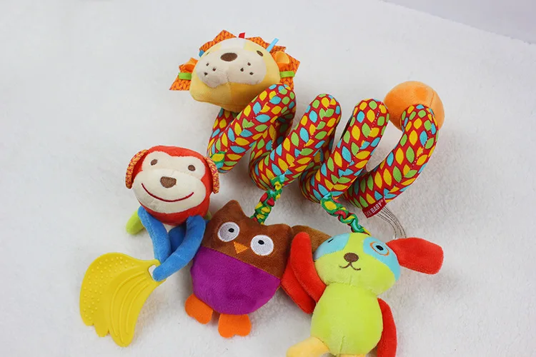 Infant Baby Toys Plush Teether Rattle Doll Lion Rattles Soft bed Handing Toy 48cm Cartoon Animal Early Educational |