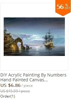 BAISITE Безрамные Картины DIY живопись по номерам ручная роспись маслом на холсте настенные картины украшение дома H115