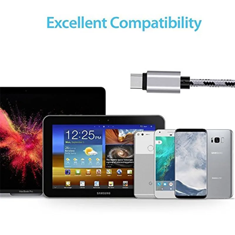 1 м/2 м/3 м оплетка нейлоновая Micro 5 pin USB зарядка данных для Samsung Galaxy S6 S7 Edge LG G3 G4 xiaomi redmi