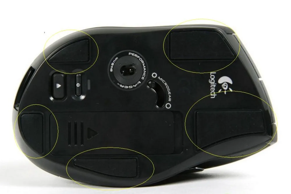 Оригинальная мышь 3M 2 комплекта ножки коньки для Logitech VX revolution|mouse feet|mouse skatesmice feet |