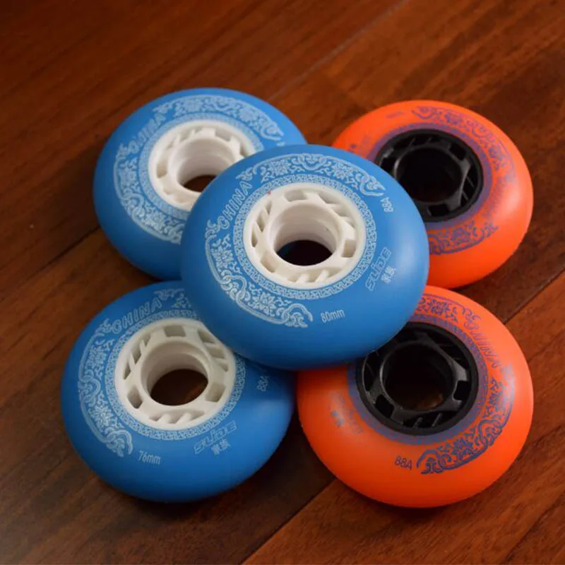 Japy Skate 88A роликовые коньки колеса профессиональное скольжение слалом роликовые коньки обувь SEBA Powerslide Slide Patine 72 76 80