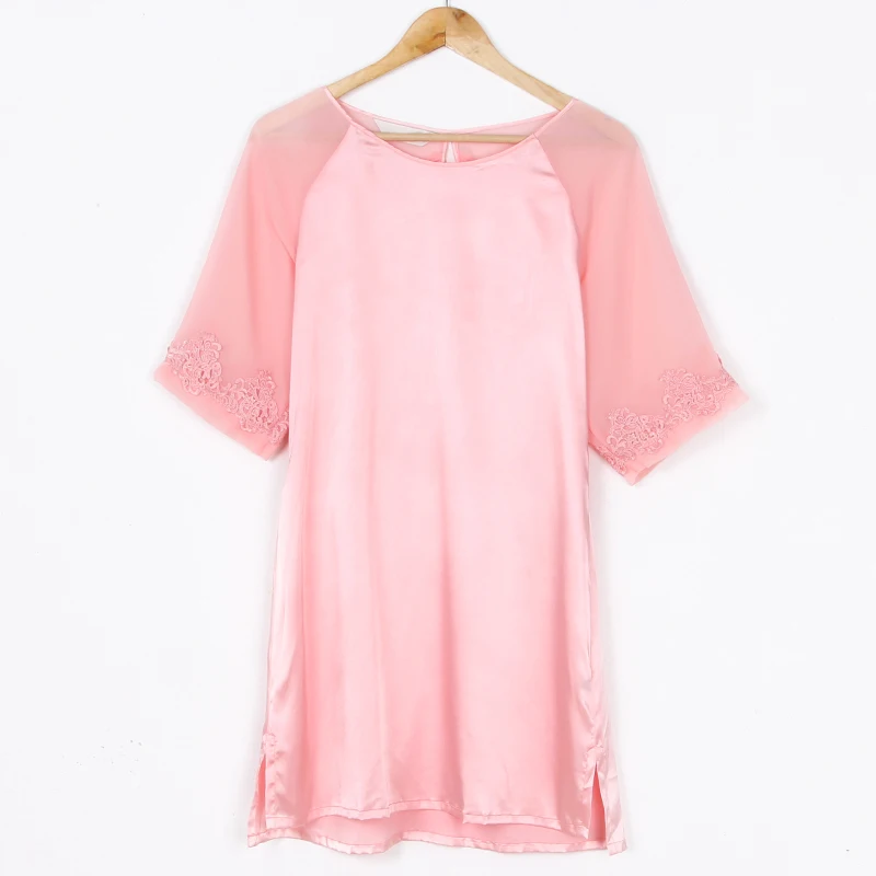 Fashion Women Sexy Nightwear Satin Plus Size Lace Nightgown Sleepwear Dress Lingerie New Bathrobe bridesmaids | Женская одежда