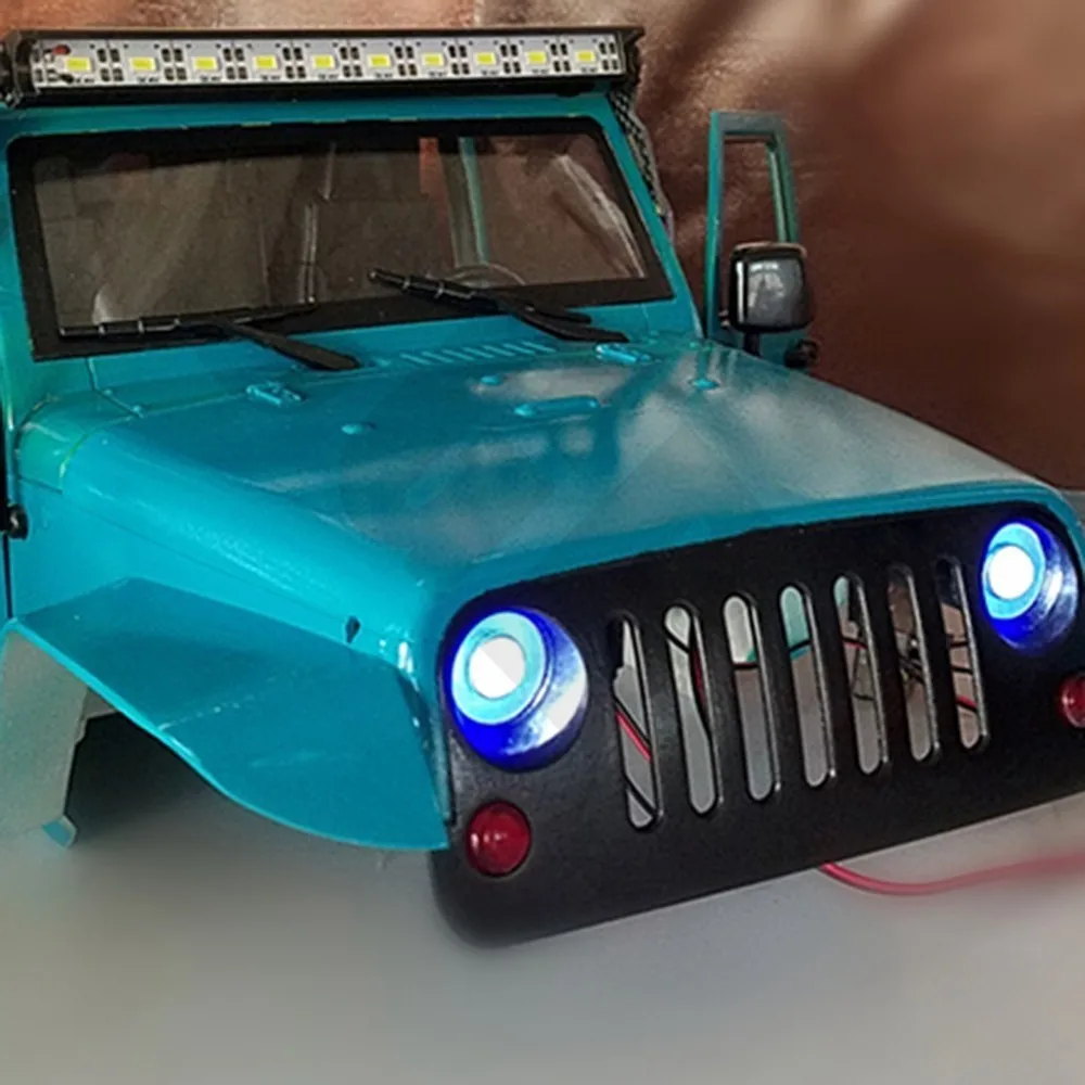 Светодиодный прожектор Демон Ангел глаз свет для 1/10 RC Гусеничный автомобиль TRX4
