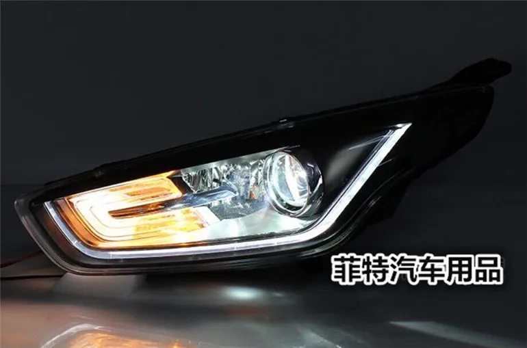 Фетт света для Ford Escort светодиодные полосы фара 2013 2015 год|light for|ford escort lightslight led |