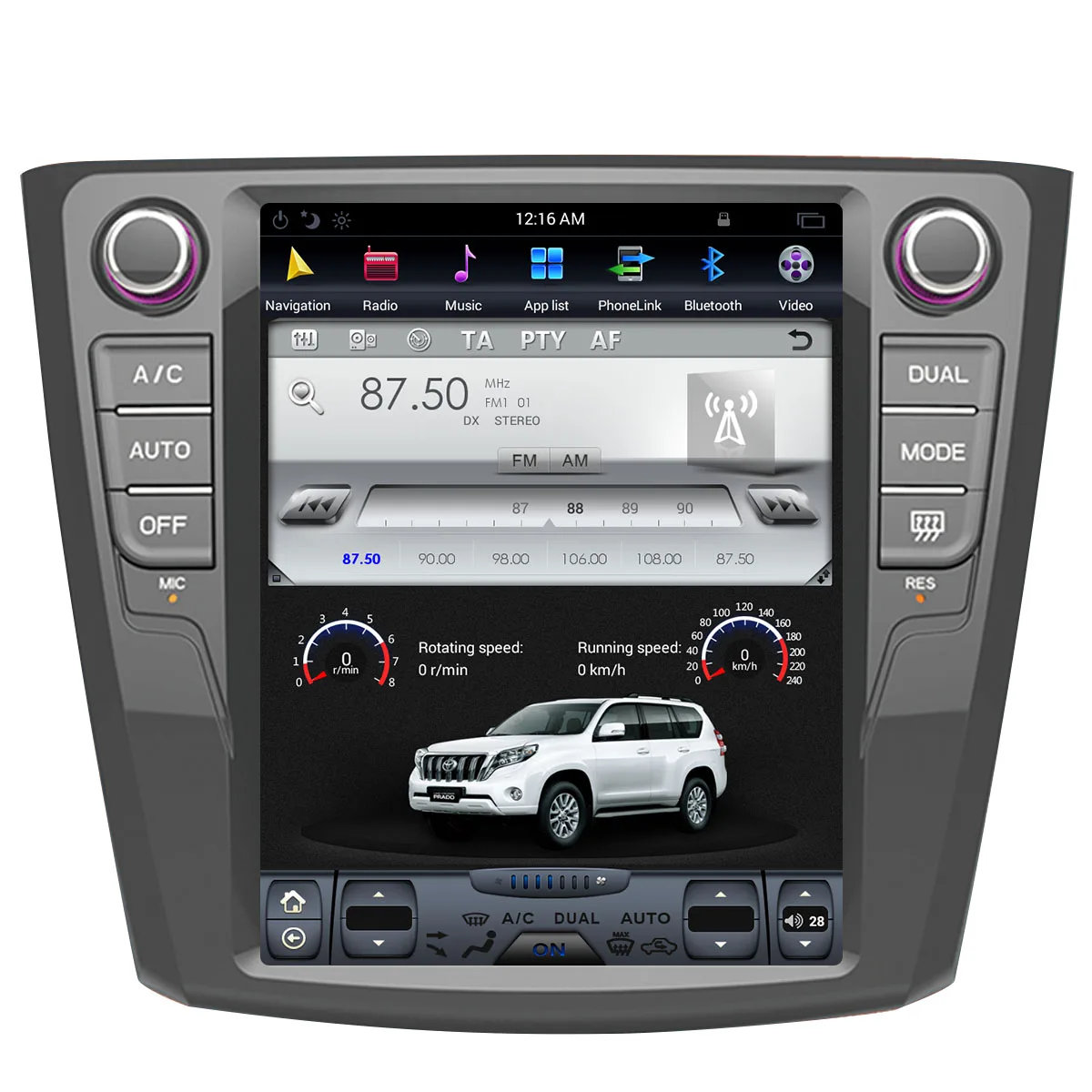 Автомобильная Мультимедийная система Tesla Android 7 0 2 + 64 дюйма без dvd плеера радио gps