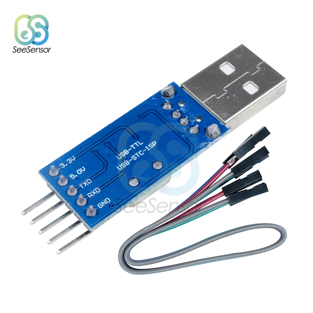 Адаптер преобразователя USB в RS232 TTL модуль платы загрузки PL2303 PL2303HXA