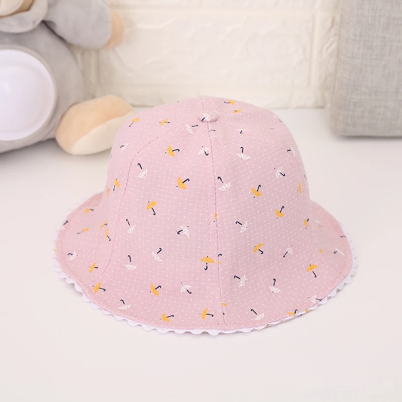 BNWIGE/Новинка милая розовая детская круглая шапка с рисунком шляпа подходит для
