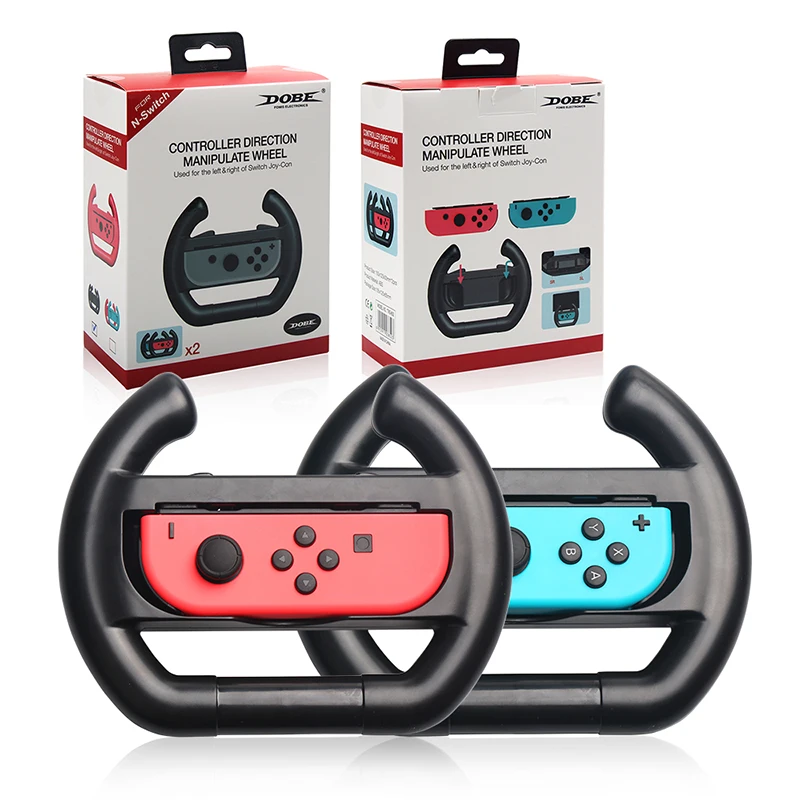 

2pcs ABS Steering Wheel Handle Stand Holder for Nintendo Nintend Switch Left Right Joy-Con Joycon NS NX Controller Game
