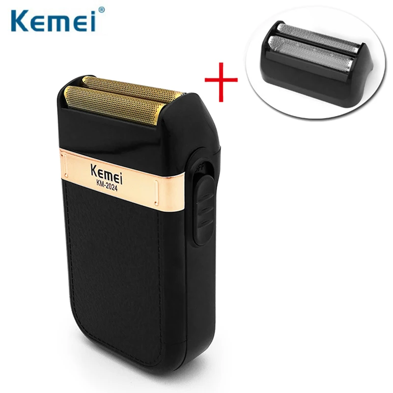 KEMEI KM 2024 электробритва с зарядкой от usb для мужчин возвратно поступательное