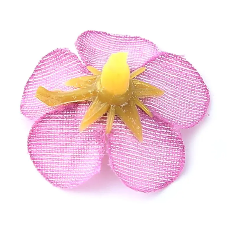 50Pcs 2cm Multicolor Daisy Flower Heads Mini Silk Artificial Flowers for Wreath Scrapbooking Home Wedding Decoration Random | Дом и сад
