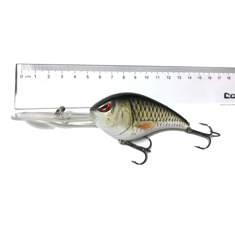 Topwater Crankbaits 3 дюймов 28 г воблер минноу для рыбалки Красный 3D средства ухода век