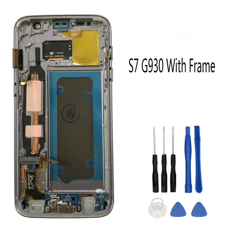Сменный ЖК дисплей SUPER AMOLED 5 1 ''для SAMSUNG Galaxy S7 G930 G930F сенсорный экран дигитайзер в
