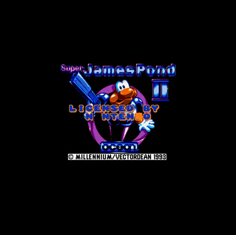 

Супер Джеймс пруд II 16 бит большая серая игровая карта для NTSC игрока Прямая поставка