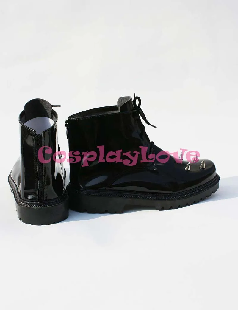

Custom Made Japanese Anime Vocaloid Secret Policeman Kagamine Len Cosplay Shoes Boots For Christmas Halloween Party Birthday