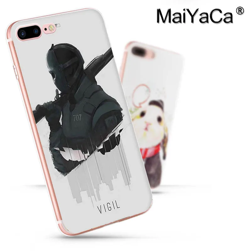 MaiYaCa Voltron Rainbow Six Siege YuGiOh прозрачный мягкий ТПУ чехол для телефона Apple iPhone 8 7 6 6S Plus X 5