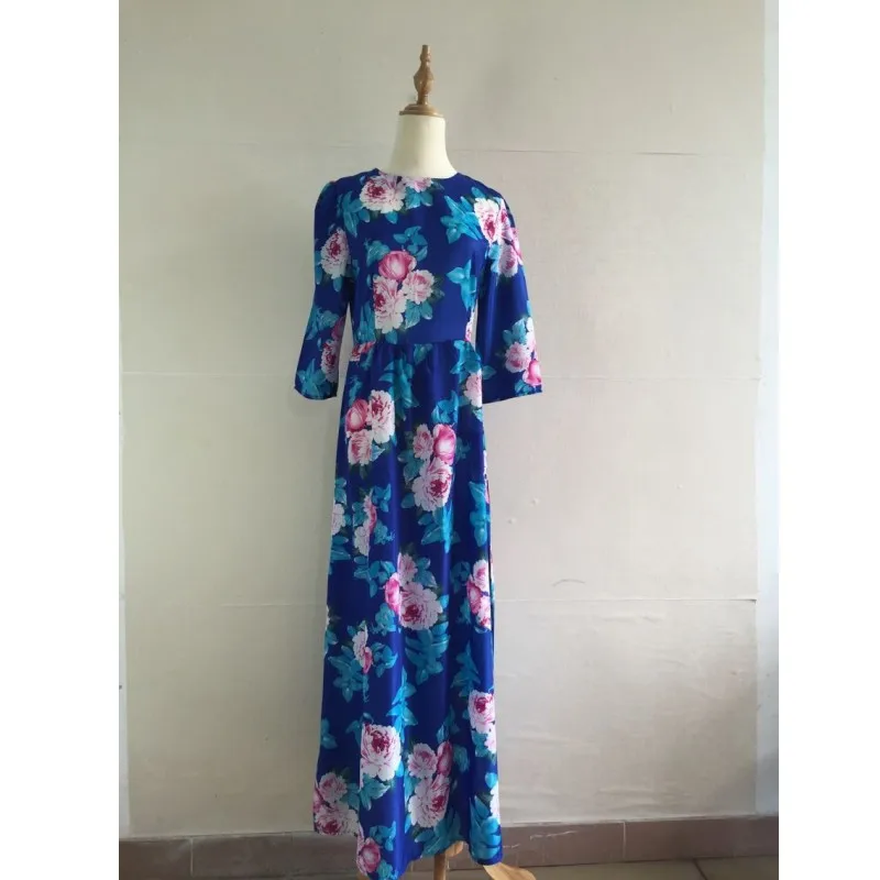 Zmvkgsoa Лето Boho Chic Пляжное длинное платье макси Цветочный принт Femme Vestido чешские Для