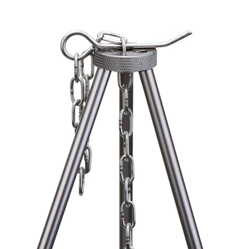 Штатив для пикника подвесной портативный котелок барбекю кемпинга из