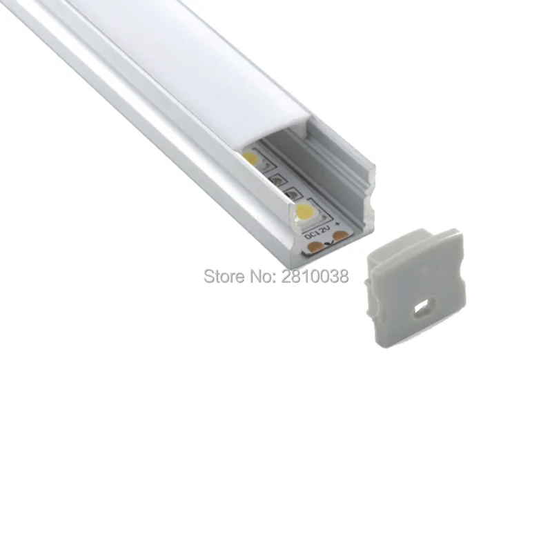 10 X 1M Sets/Lot Surface mounted led alu profile U-shape aluminium profile led extrusion for ceiling or wall lighting