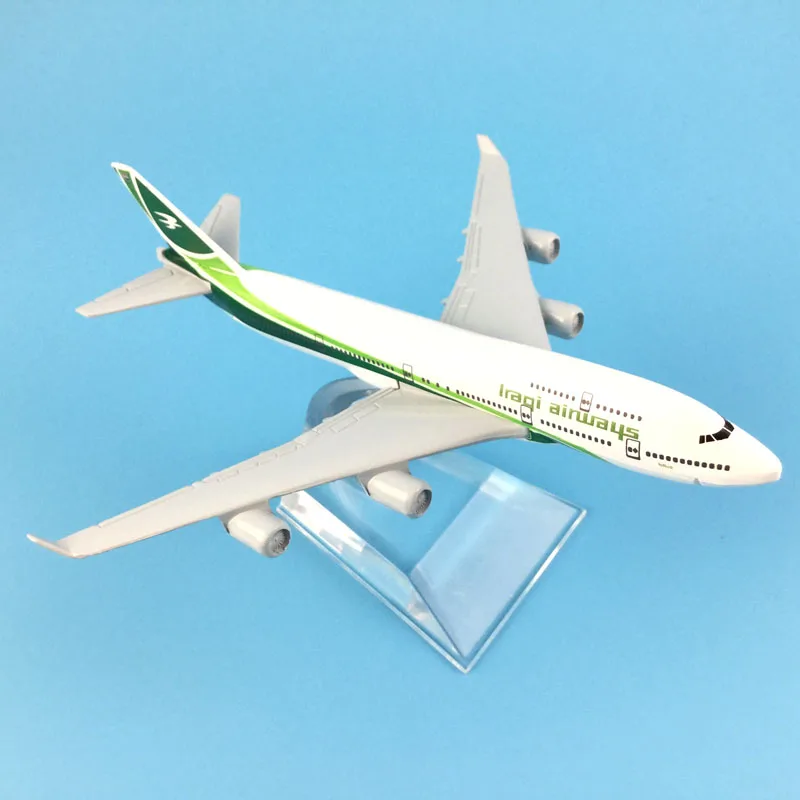 16 см IRAQI AIRWAYS 747 металлический сплав модель самолета Игрушечная модель самолета самолет подарок на день рождения