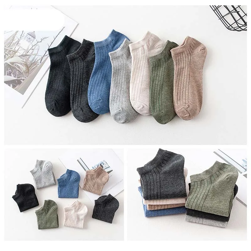 Носки Женские однотонные из дышащего хлопка 10 ярдов весна лето|Носки-следки| |