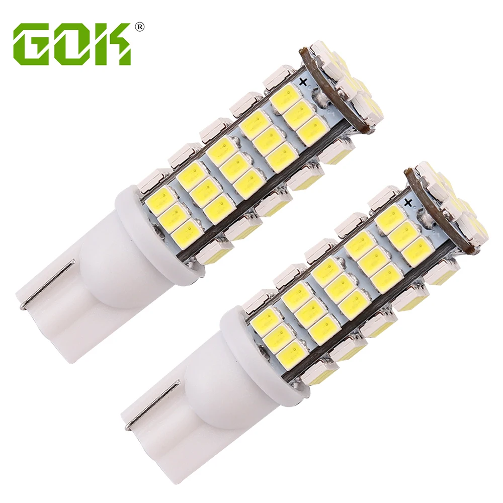 Светодиодные Автомобильные лампы 2 шт. t10 68smd 1206 168 192 W5W светодиодный Белый T10 68 SMD