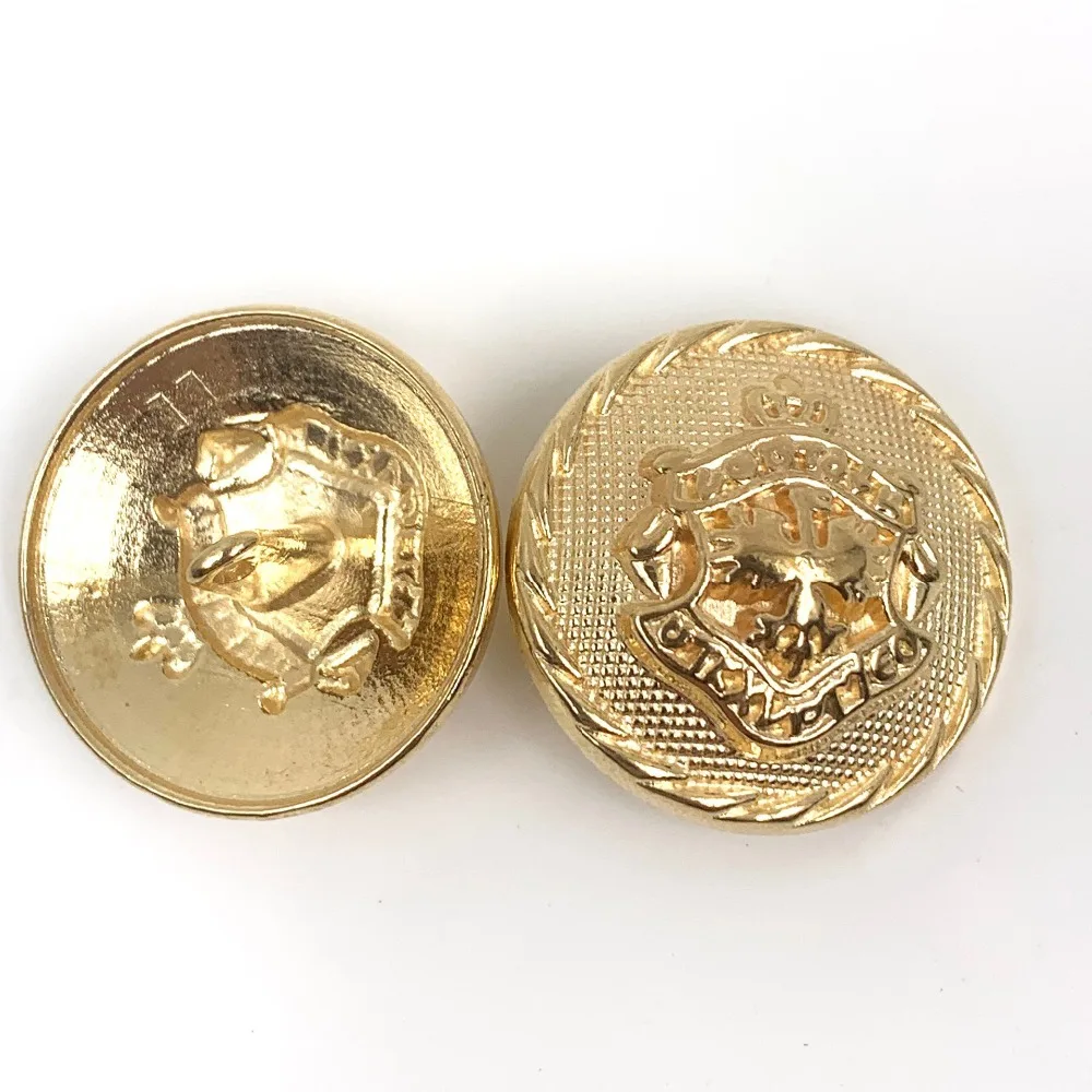 Металлические пуговицы для одежды 10 шт./лот золотистые декоративные свитера и