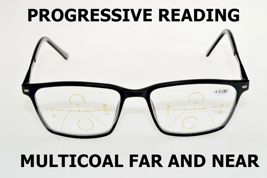 

2019 Sale Occhiali Da Lettura Large Frame Men Women Progressive Bifocal Multifocal Automatic Reading Glasses +1 +1.5 +2 +2.5 +3