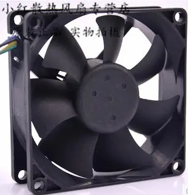 F128025BU 12V 0.40A 8 см 8025 4 линии ШИМ большой объем воздуха контроль температуры