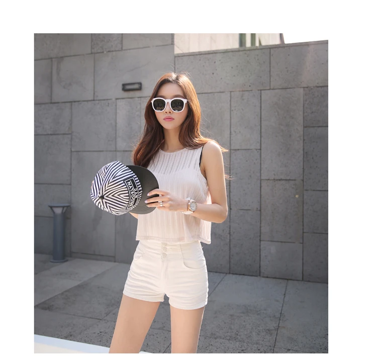 Открытые Черные обтягивающие шорты с высокой талией летние новые женские белые тонкие сексуальные джинсовые шорты черные короткие джинсы feminino