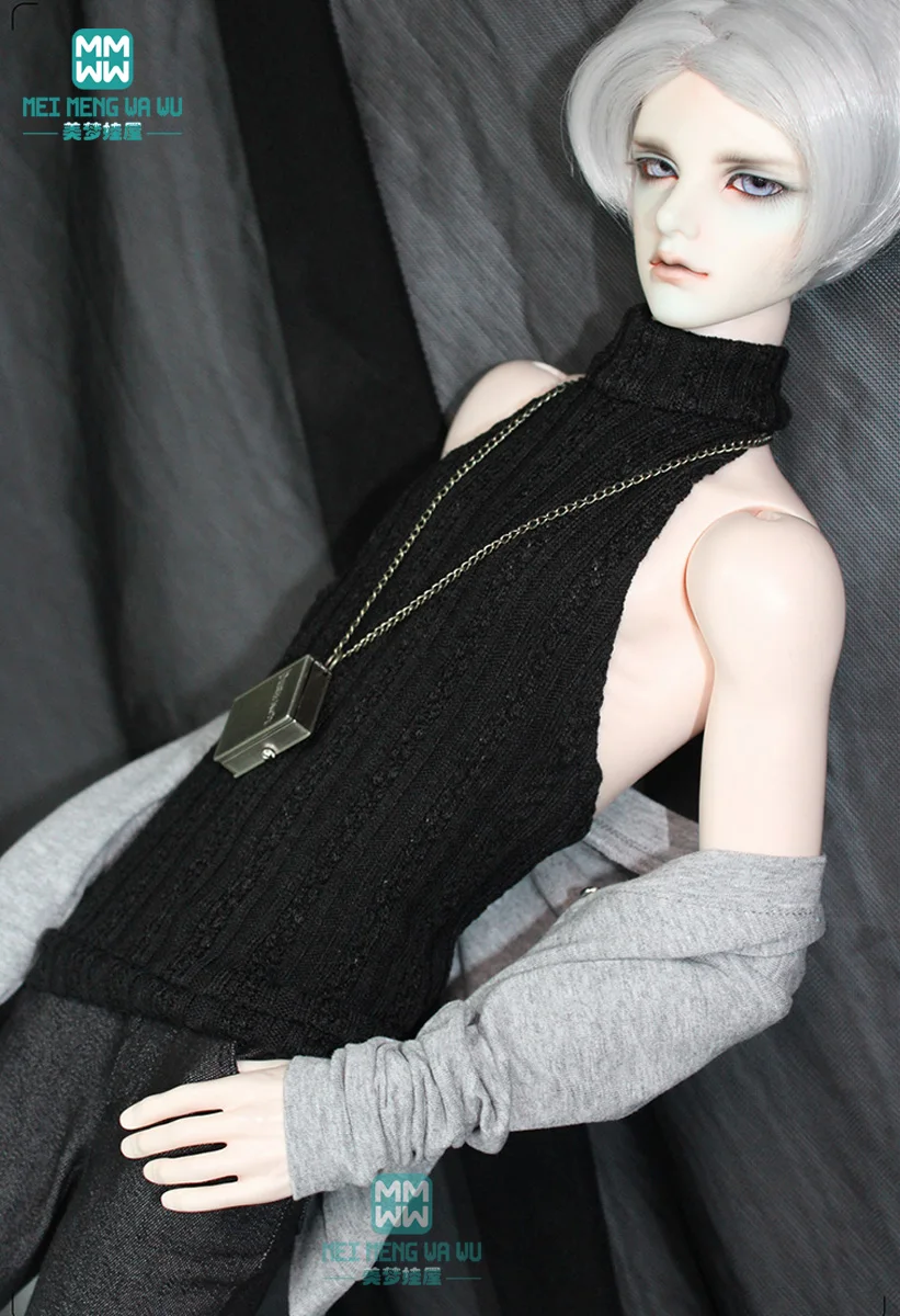 Одежда для кукол BJD подходит 65 72 см DK SD17 POPO68 модный вязаный кардиган джинсовая