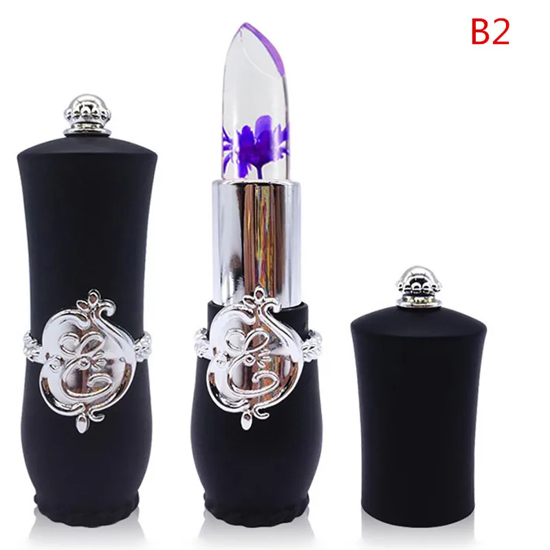 LipsticK Set Sexy Long-lasting Beauty Bright Flower Crystal Jelly Lipstick Magic Temperature Change Color Lip Balm Makeup G605 |