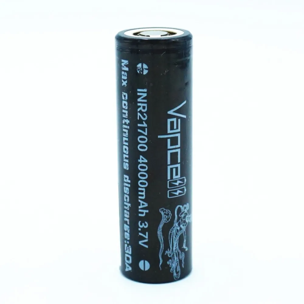2 шт. VAPCELL INR21700 4000 мАч INR 21700 литиевая батарея 30 А высокомощный Электрический