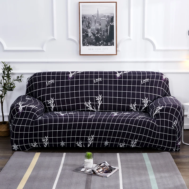 christmas decoration stretch sofa cover slipcovers elastic couch case for different shape sofa loveseat chair l style sofa free global shipping