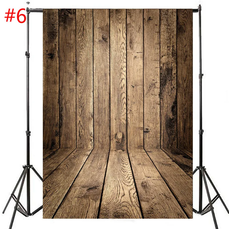 Photo Backdrops Vinyl Wooden Floor Photography Background For Newborn Kid 5x7ft | Электроника