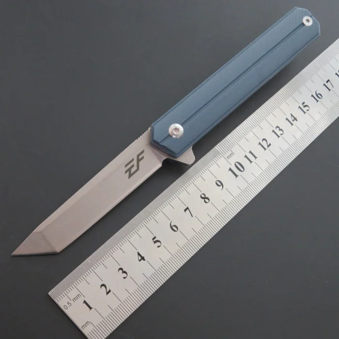 Высокое качество EF65 нож D2 стальное лезвие G10 Ручка шарикоподшипник складной для