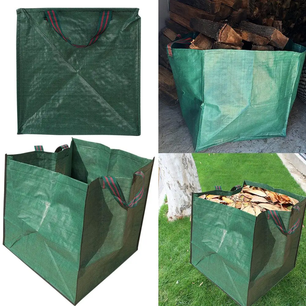 33 галлона сверхмощная садовая сумка для мусора синяя тканая ткань лужайка